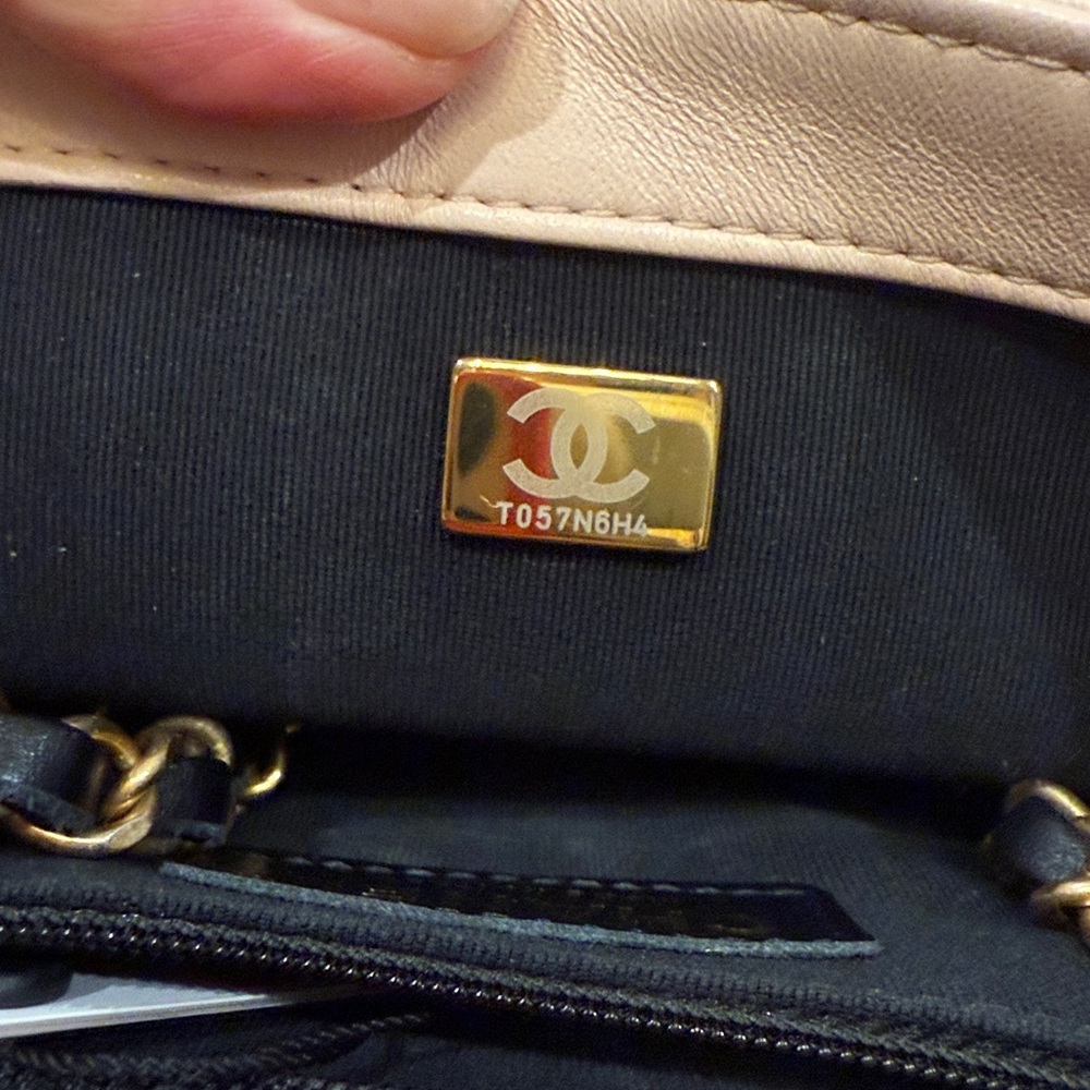 Chanel Lambskin & Black Whipstitch Mini Bag - Picture 11 of 11